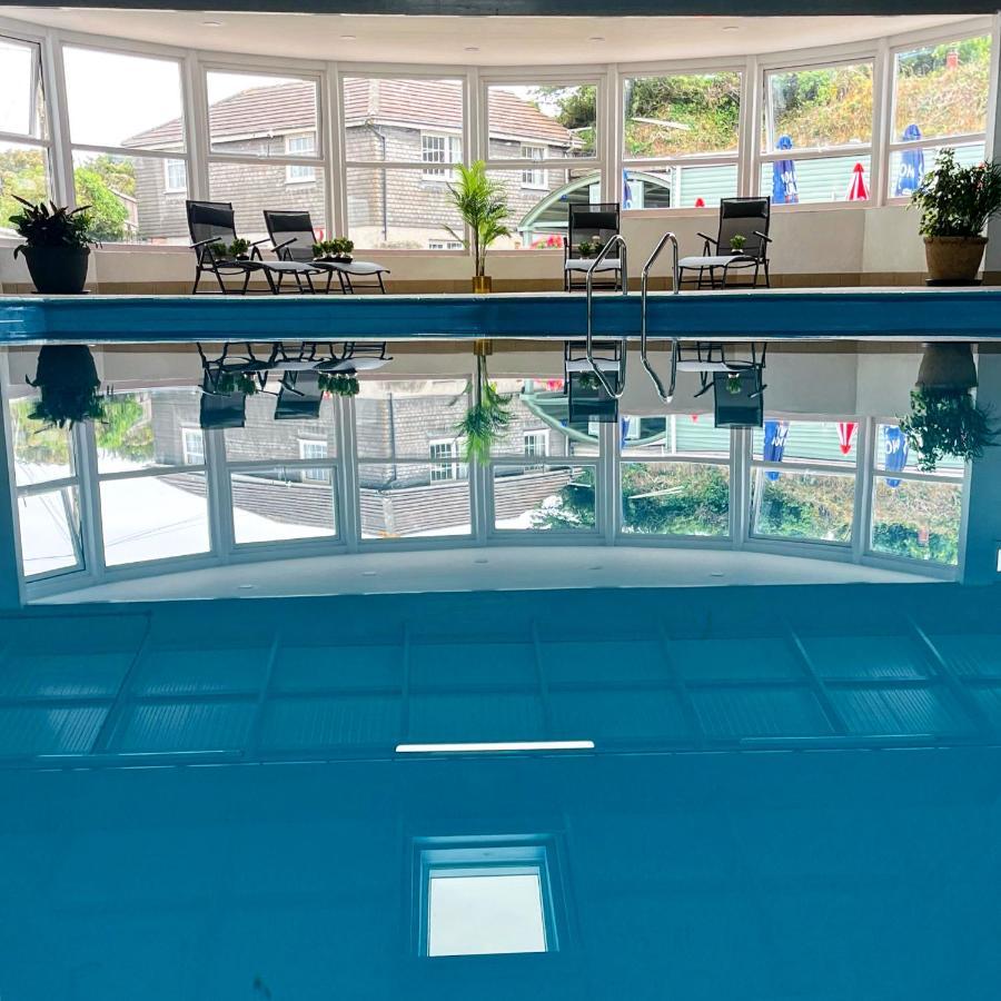 Sunset Sea View Chalet With Hot Tub Torpoint Bagian luar foto