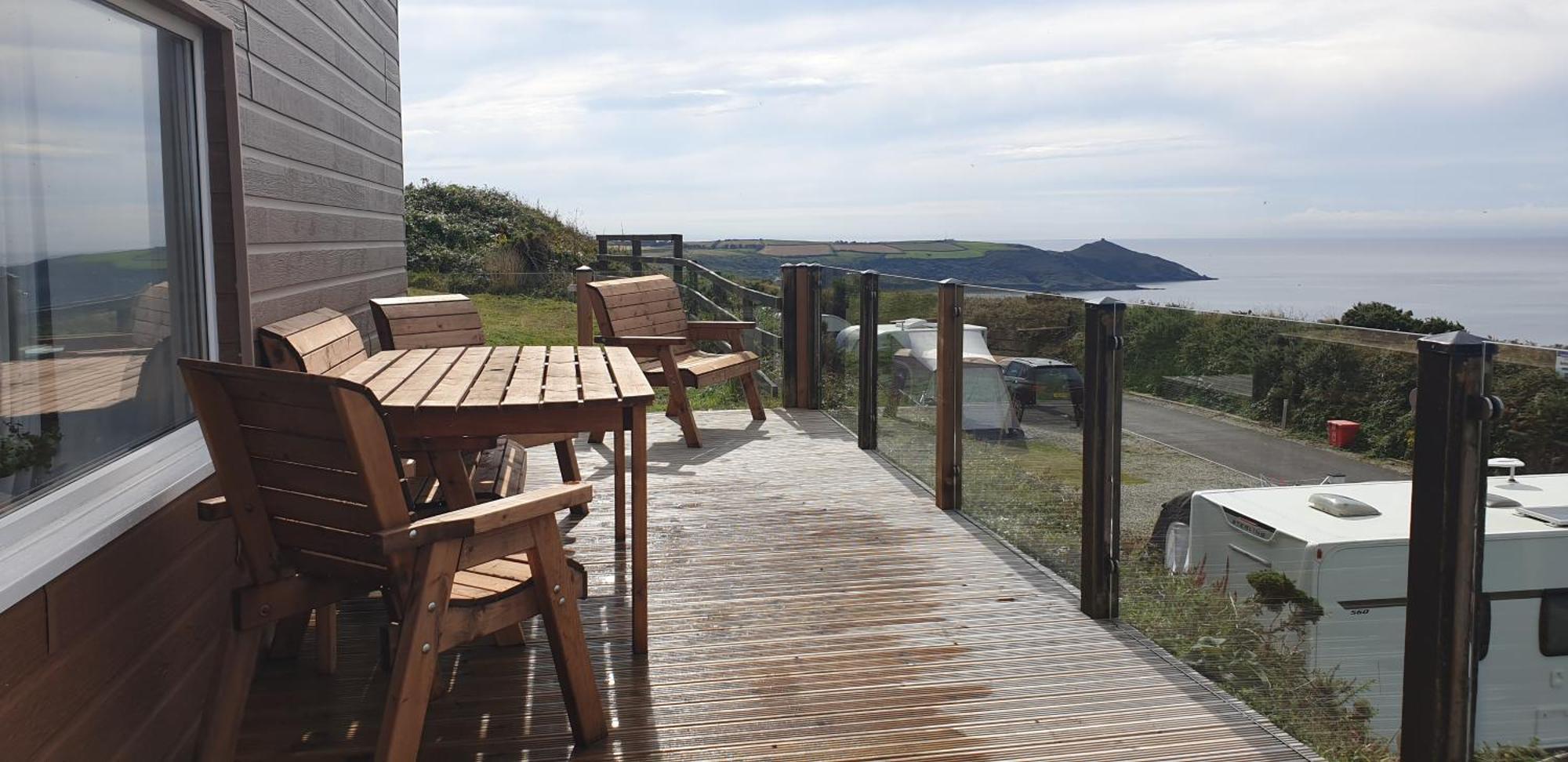 Sunset Sea View Chalet With Hot Tub Torpoint Bagian luar foto